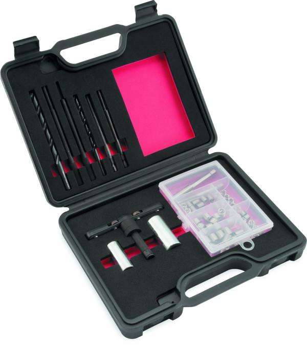 BikeMaster Thread Repair Kit - M6 & M8 Inserts (HSS Drill Bits, Taps & Install Tools)