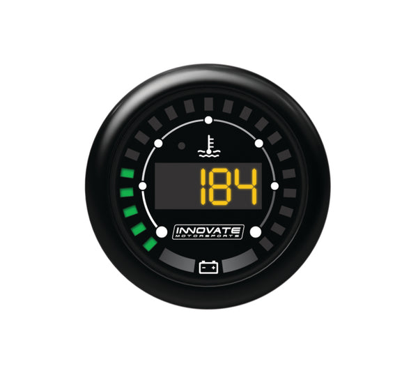 Innovate Motorsports MTX Digital Dual Function Water Temperature & Battery Gauge Kit - 52mm