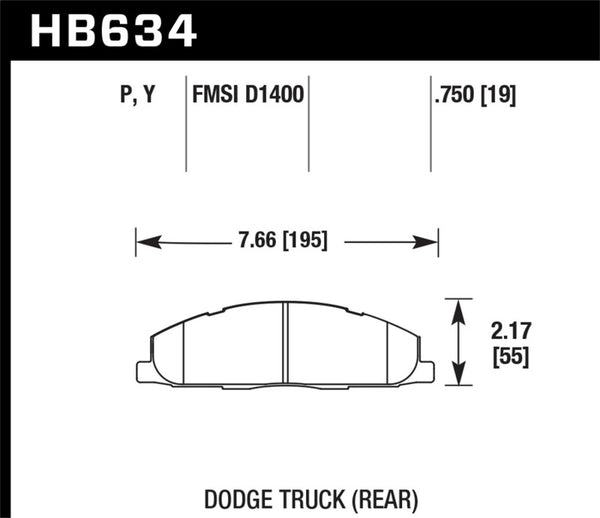Hawk Performance Super Duty Street Brake Pads