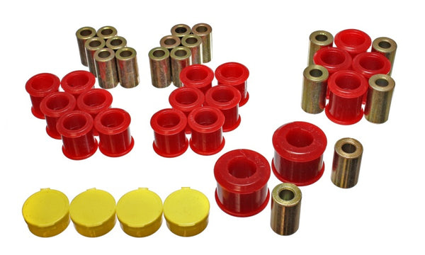 Energy Suspension Rear Control Arm Bushing Set for 90-96 Nissan 300ZX - Red