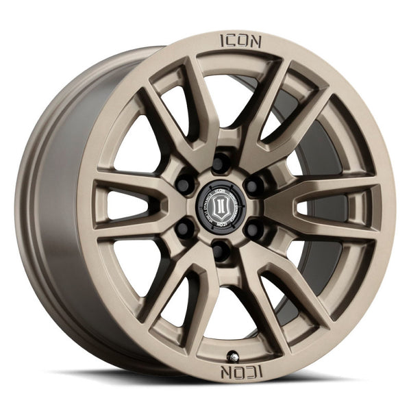 ICON Vector 6 Bronze Wheel 17x8.5 6x5.5 0mm Offset 4.75in BS 106.1mm Bore