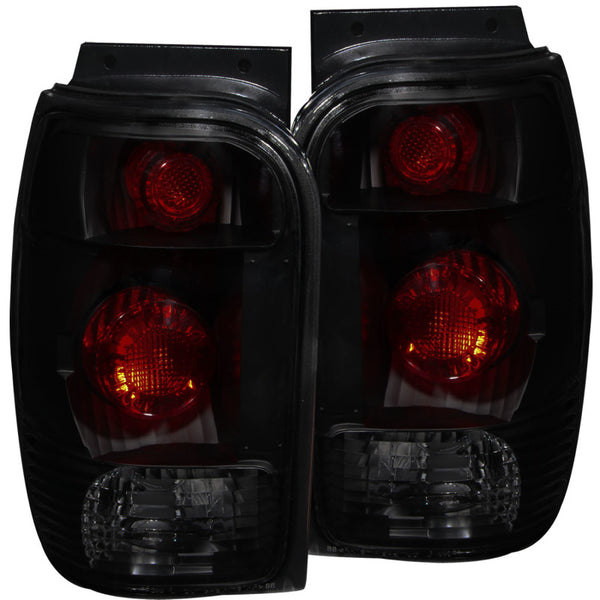 ANZO Tail Lights Pair for 1998-2001 Ford Explorer - Dark Smoke