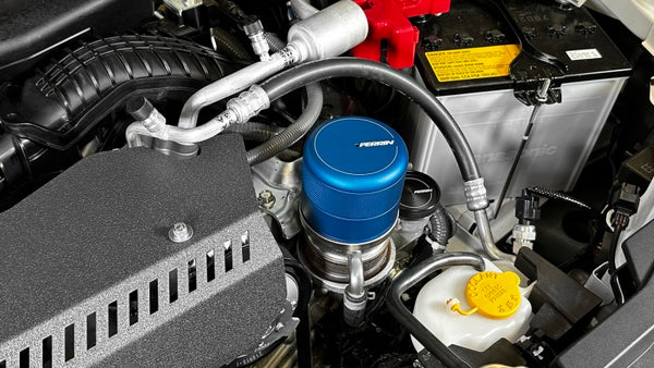 PERRIN 15-25 Subaru WRX & 13-25 BRZ/FR-S/86/GR86 Oil Filter Cover - Blue