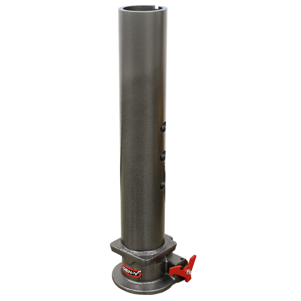 Gen-Y Viking 4in Round Tube Gooseneck Static Hitch w/SnapLatch 2-5/16in Coupler 8.5K TW 30K