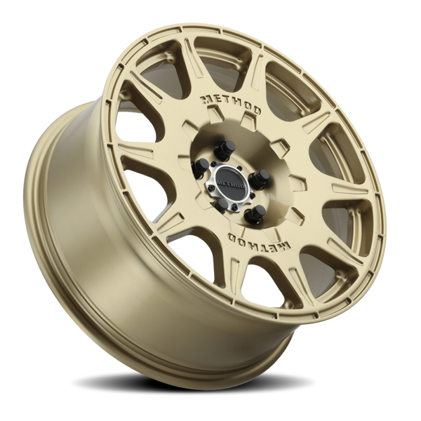Method MR502 RALLY 17x8 +38mm Offset 5x4.5 67.1mm CB Gold Wheel