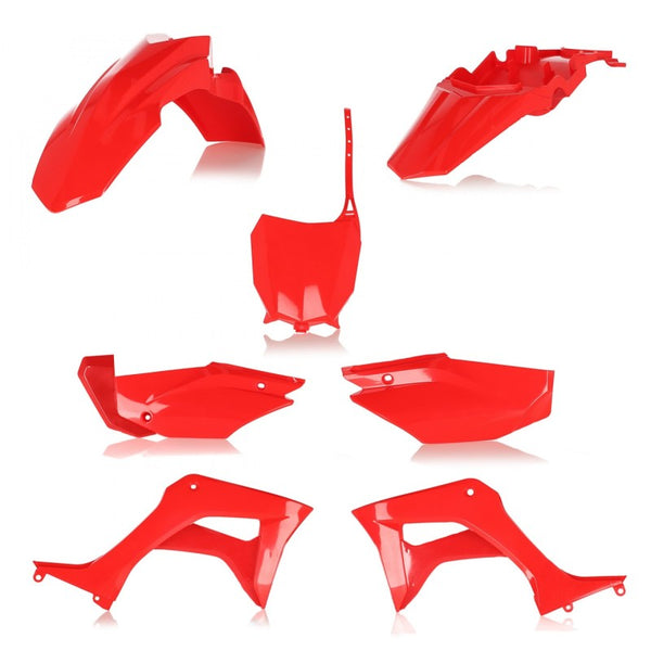 Acerbis Full Plastic Kit - Red for 2019+ Honda CRF110F
