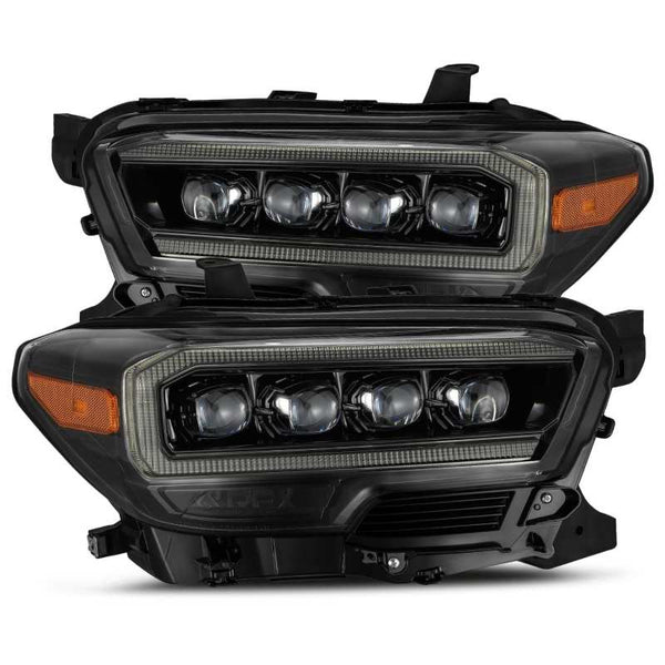 AlphaRex NOVA LED Projector Headlights (Black) w/ Activation Light for Toyota Tacoma 20162020