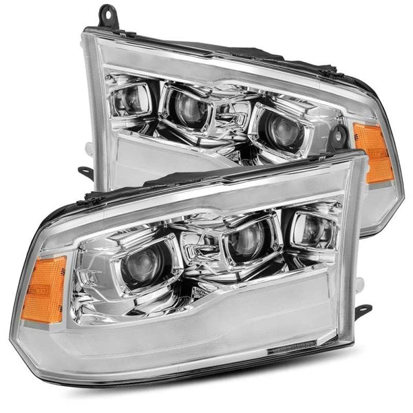 AlphaRex PRO-Series Projector Headlights (Chrome) w/ Sequential Signal & DRL 2009-2018 Dodge Ram 1500HD