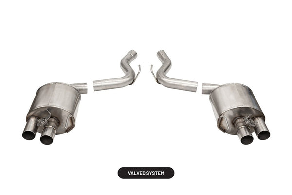 CORSA Performance Axle-Back Exhaust for 2015-2020 Ford Mustang GT350/R 5.2L V8