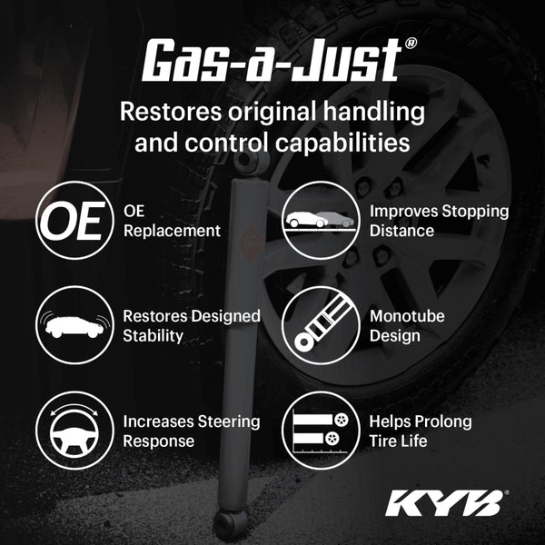 KYB Shocks & Struts Gas-A-Just Front Right 13-20 Lexus GS350 - RWD with Adaptive Suspension