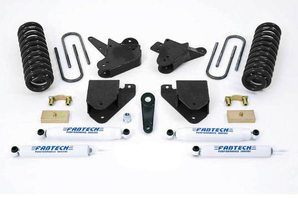 Fabtech 99-00 Ford F250/350 2WD Gas & 6.0L Diesel 6in Basic Lift Kit with Performance Shocks