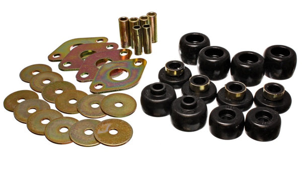 Energy Suspension Body Cab Mount Set for 93-98 Toyota T100 - Black