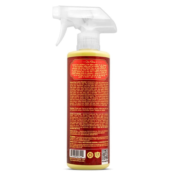 Chemical Guys Leather Quick Detailer Matte Finish Spray - 16oz