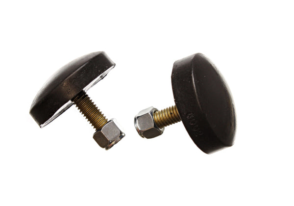 Energy Suspension Low Profile Black Bump Stop Set - 11/16" Tall, 2" Diameter (Set of 2)