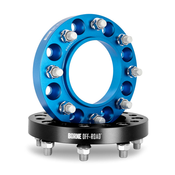 Borne Off-Road 8x165.1 Wheel Spacers 25mm M14 Black