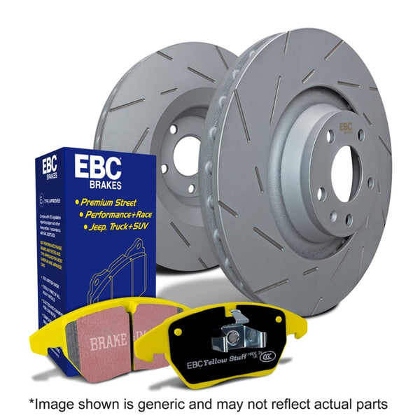 EBC S9 Brake Pad and Slotted Rotor Kit