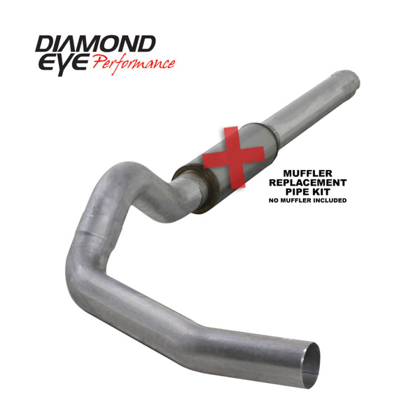 Diamond Eye 5-Inch Catback Replacement Pipe for 2004.5-2007.5 Dodge Cummins 600
