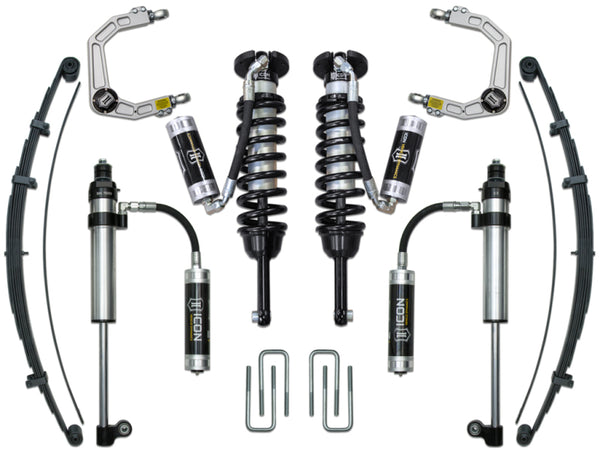 ICON Stage 8 Suspension System for 05-15 & 16-17 Toyota Tacoma - Adjustable 0-3.5in/0-2.75in with Billet UCA