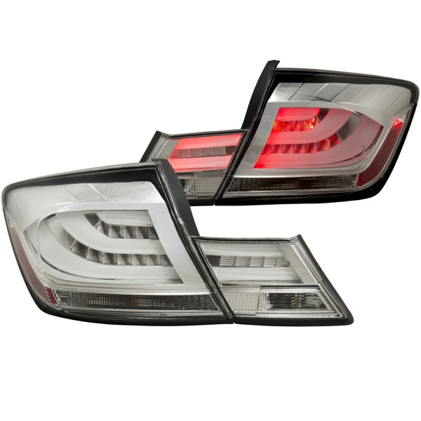 ANZO LED Tail Lights Chrome Suit Honda Civic 2013-2015 (Excludes Hybrid)