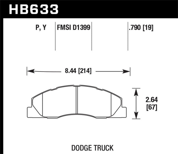 Hawk Performance Super Duty Street Brake Pads