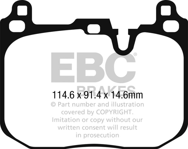 EBC Redstuff Performance Brake Pads for 2015+ Mini Cooper John Cooper Works