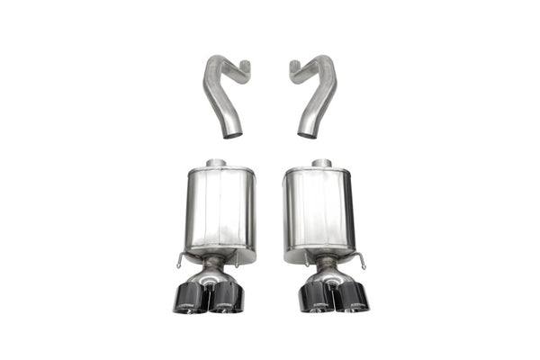 CORSA Performance Axle-Back Exhaust for 06-13 Chevy Corvette C6 Z06 7.0L / 09-13 ZR1 6.2L - Black PVD with 4.5in Tips