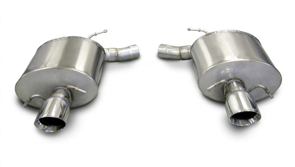 CORSA 2009-2014 Cadillac CTS 6.2L V8 Polished Sport Axle-Back Exhaust