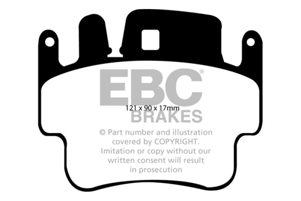 EBC Redstuff Front Brake Pads for 98-05 Porsche 911 996 3.4 Carrera 2