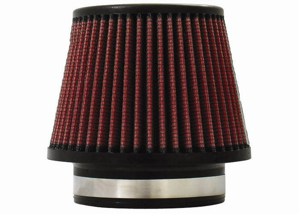 Injen High Performance Air Filter - 4.50 Black Filter 6.75 Base / 5 Tall / 5 Top