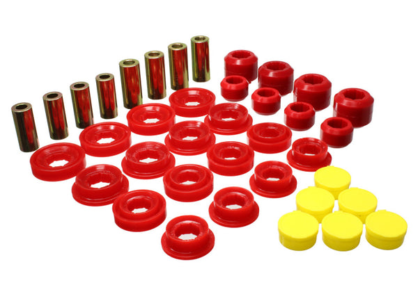 Energy Suspension Control Arm Bushing Set for 2003-2009 Dodge Ram 1500 4WD - Red