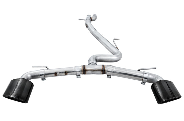 AWE Tuning Track Edition Catback Exhaust for Audi TT RS 8S/RK3 2.5L Turbo (2018-2019) - Diamond Black Tips