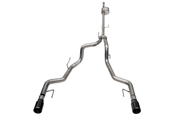 Corsa 2022-2025 Ford F-150 SuperCrew 5.0L V8 Xtreme Cat-Back Dual Rear Exit Exhaust - Black PVD