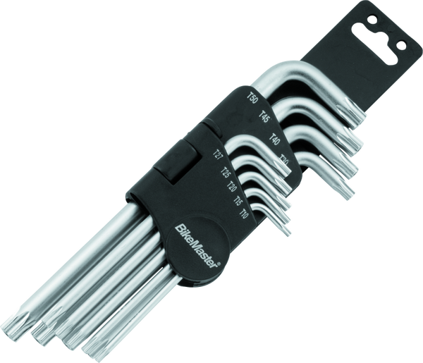 BikeMaster 9-Piece Torx Ball End Short Wrench Set