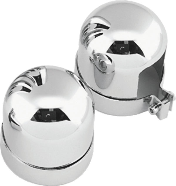 Bikers Choice Chrome Shock Top Covers 1952-1964 XL & 1958-1964 FL (Replaces H-D 54707-84T)
