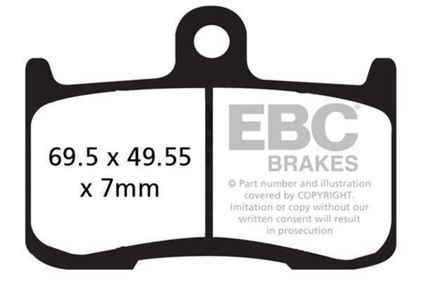 EBC 2017 Kawasaki Z 900 ZR 900 Front Left/Right Sintered HH Brake Pads