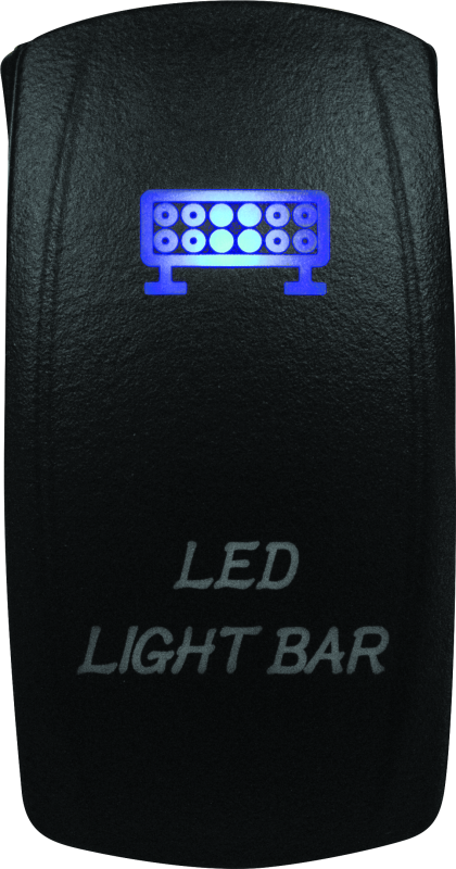 DragonFire Racing LED Light Bar Switch - On/Off with Blue Light