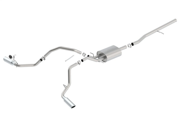 Borla Cat-Back Exhaust S-Type for 2014 Chevrolet Silverado/Sierra 1500 5.3L V8 AT/MT 2&4WD Ext Cab