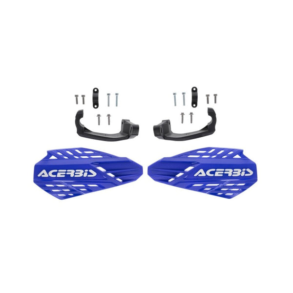 Acerbis Linear Vented Handguard - Blue/White