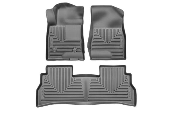Husky Liners Weatherbeater Floor Liners for 2024 Chevrolet Trax - Front & 2nd Seat - Black