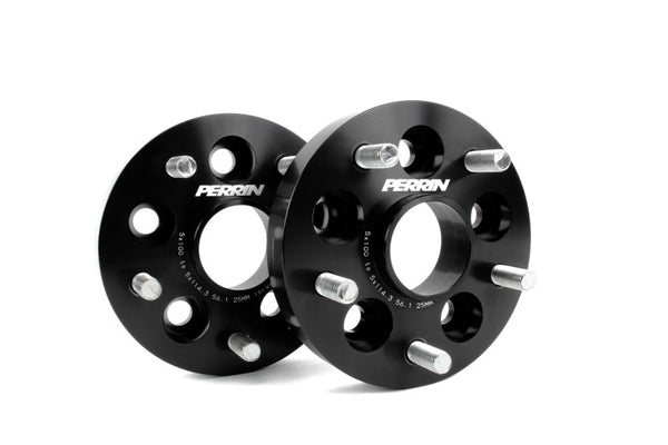 PERRIN Subaru/Toyota/Scion 25mm Wheel Adapter (Bolt-On Type) 5x100 to 5x114.3 w/56mm Hub - Pair