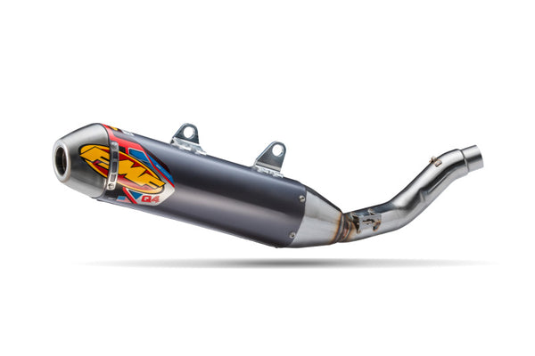 FMF Racing Q4 S/A Muffler for Suzuki DRZ400 (06-07), 400S (00-22), 400SM (05-21) & Kawasaki KLX400SR (03-04)