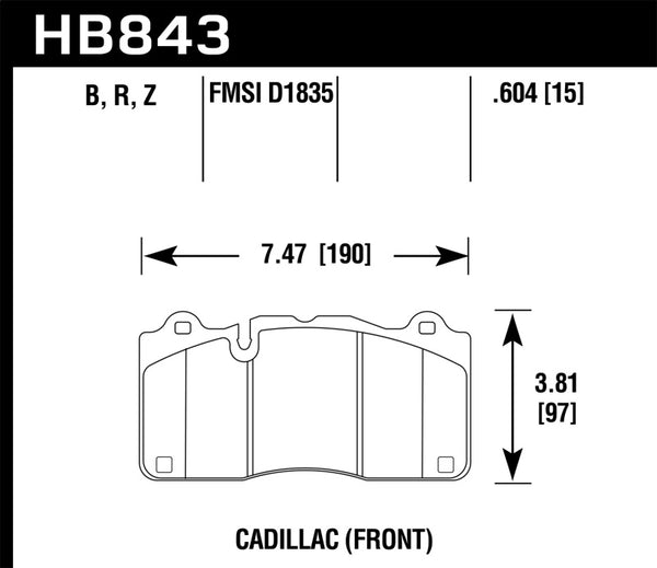 Hawk Performance High-Performance Ceramic Brake Pads