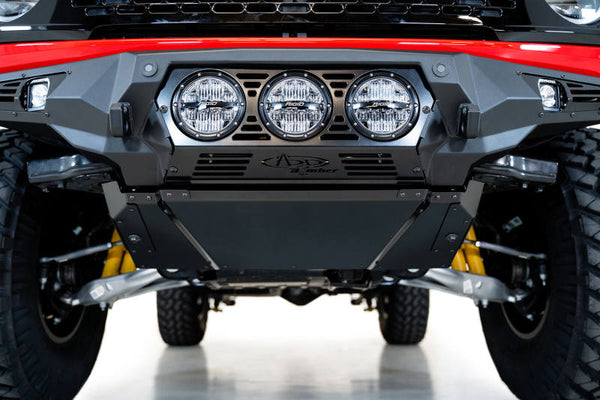 Addictive Desert Designs Bomber Aluminum Skid Plate (3/16in, Satin Black) for 2021-2023 Ford Bronco