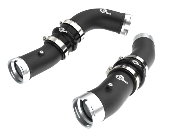 aFe BladeRunner 2.5in & 3in Aluminum Hot/Cold Charge Pipe Kit for 2024+ Toyota Tacoma - Black