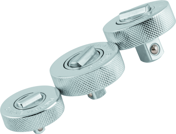 BikeMaster 3-Piece Palm Ratchet Set - 1/4in, 3/8in & 1/2in Drive