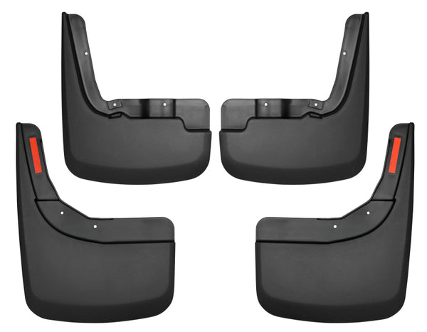 Husky Liners Front & Rear Mud Guards for 2019-2023 Chevrolet Silverado 1500 (Excl. ZR2/TBoss) - Black