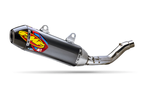 FMF Racing 25+ Kawasaki KX250F Factory 4.1 RCT Slip-On Muffler with Carbon Cap
