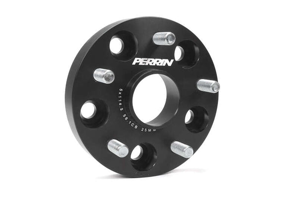 PERRIN Subaru 25mm Wheel Spacers 5x114.3 BP w/56mm Hub - Black