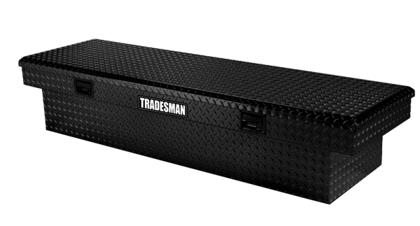 Tradesman Aluminum Economy Cross Bed Truck Tool Box (72in.) - Black