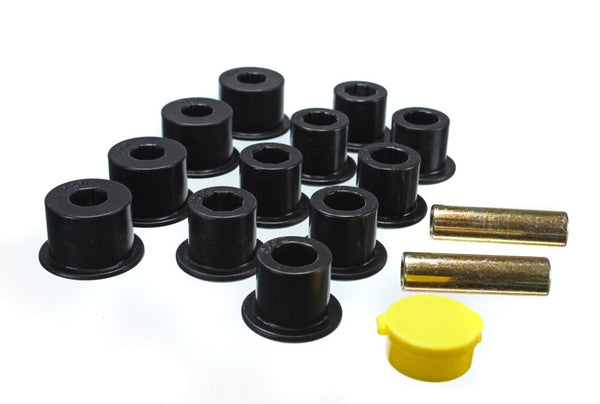 Energy Suspension Rear Leaf Spring Bushing Set for 1986-1997 Nissan 720 & Hardbody Pickup 2WD - Black